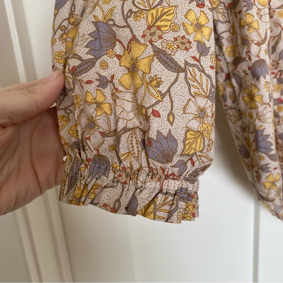 Free Assembly Floral Blouse Small - Picture 5 of 9